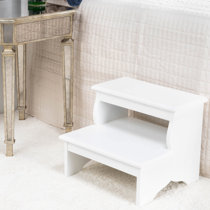 white step ladders