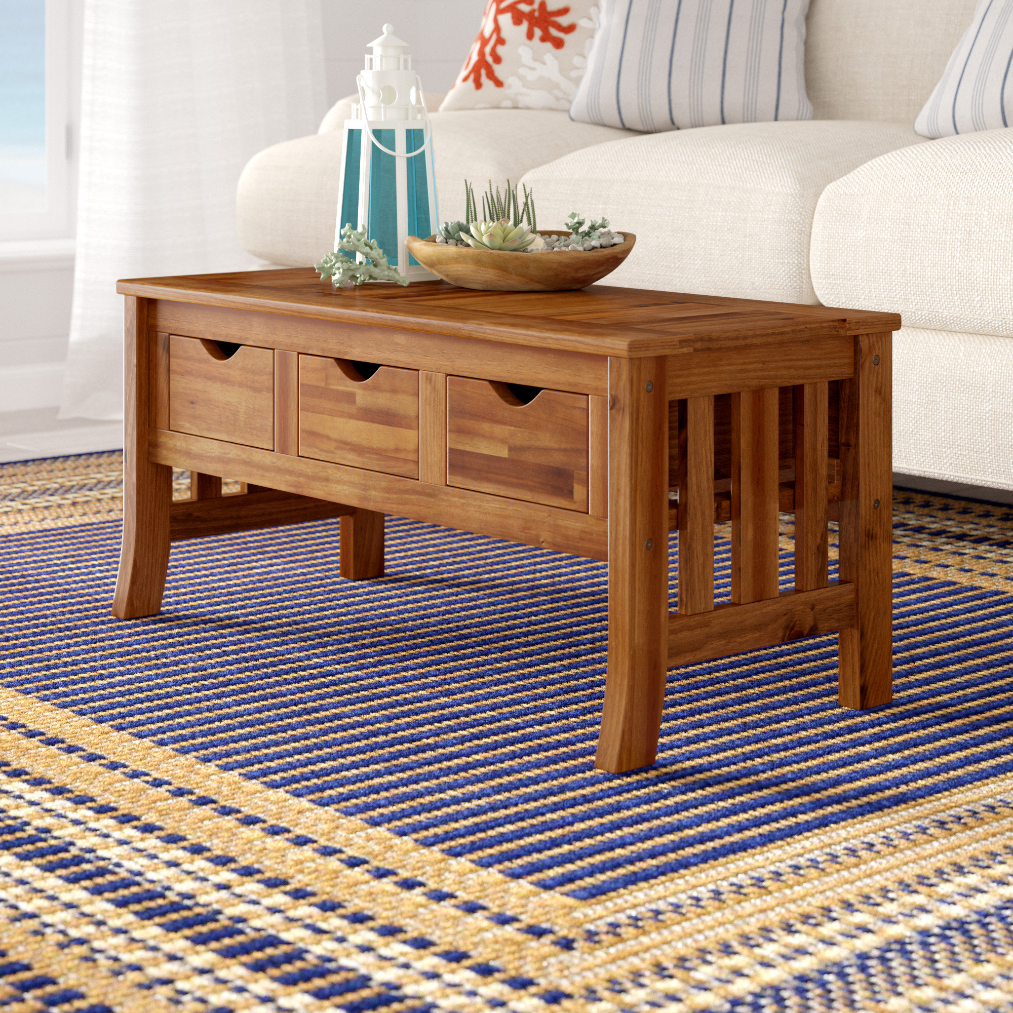 Beachcrest Home Rothstein Coffee Table With Storage Reviews