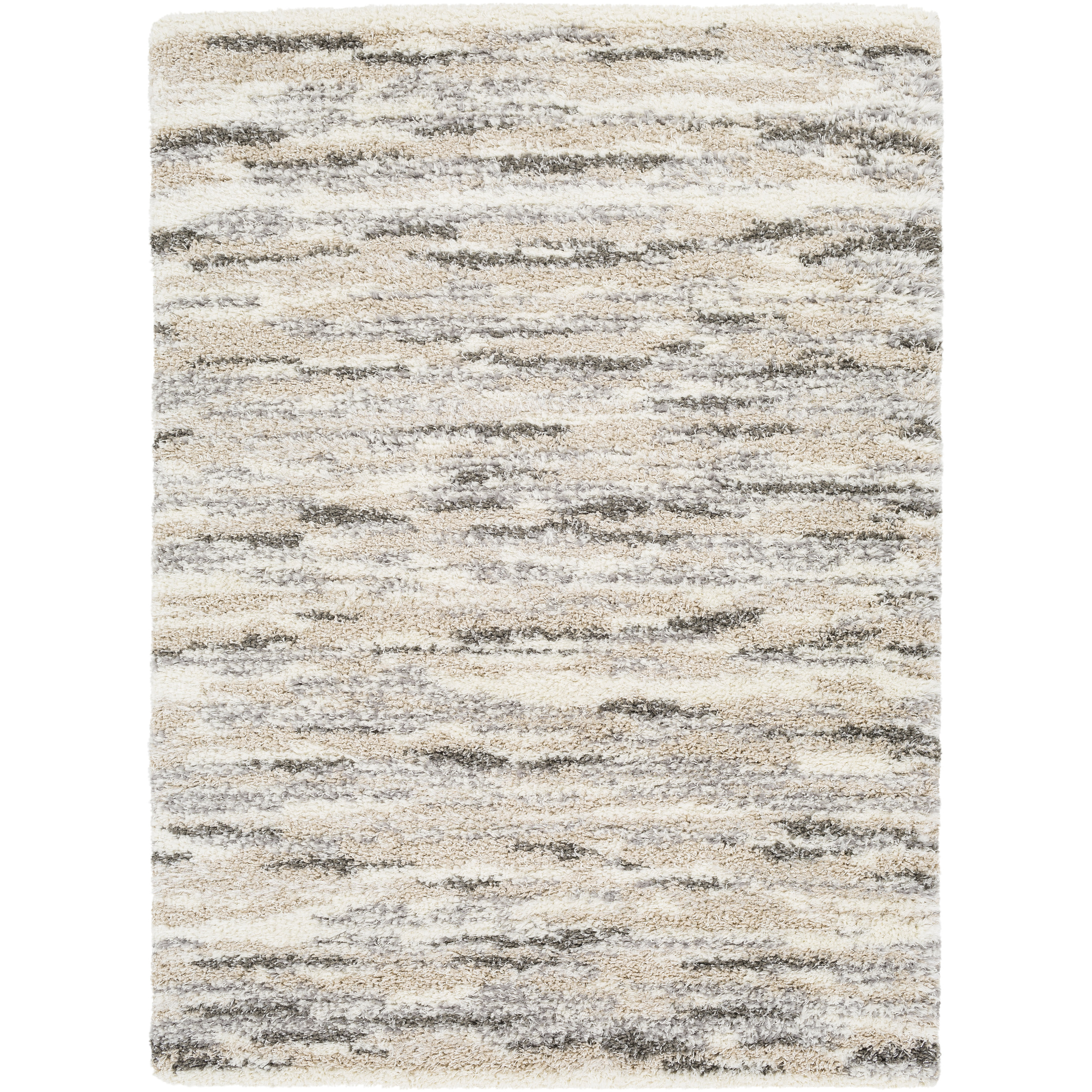 Ebern Designs Leona Grey Cream Area Rug Reviews Wayfair Ca