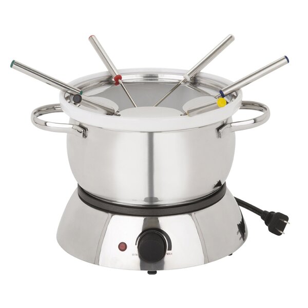 Multifunctional Stainless Steel Melting Cast Iron Fondue hot pot set，Ice cream chocolate cheese fondue burner，Kitchen self-service hot pot set 