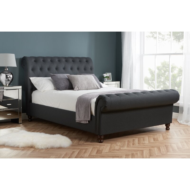 Gaskell Upholstered Sleigh Bed