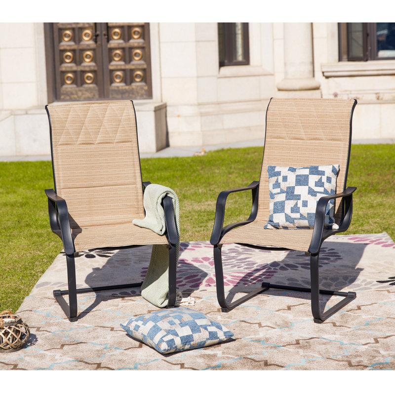 Red Barrel Studio Higginsville Spring Patio Dining Chair Reviews Higginsville Spring Patio Dining Chair