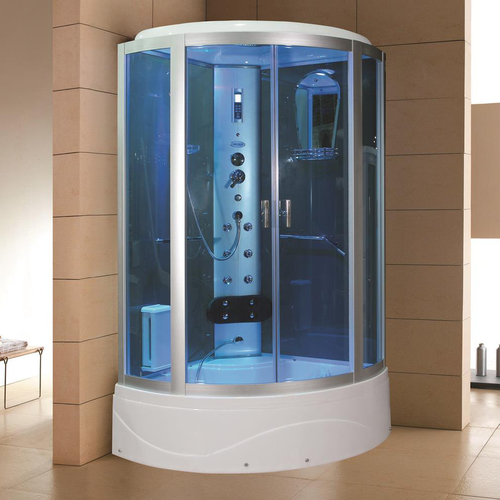 Eagle Bath 42 X 86 2 Neo Angle Sliding Steam Shower With Base Eagle Bath 42 X 86 2 Neo Angle Sliding Steam Shower With Base Included Wayfair