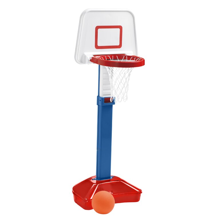 Basketball Stands Height Adjustable Kids Basketball Goal Hoop Toy Set with Ball