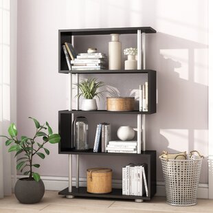 S Shaped Bookcase Wayfair Co Uk