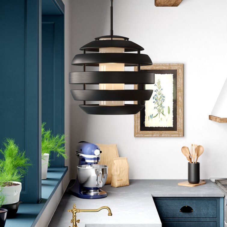 wayfair black pendant lights