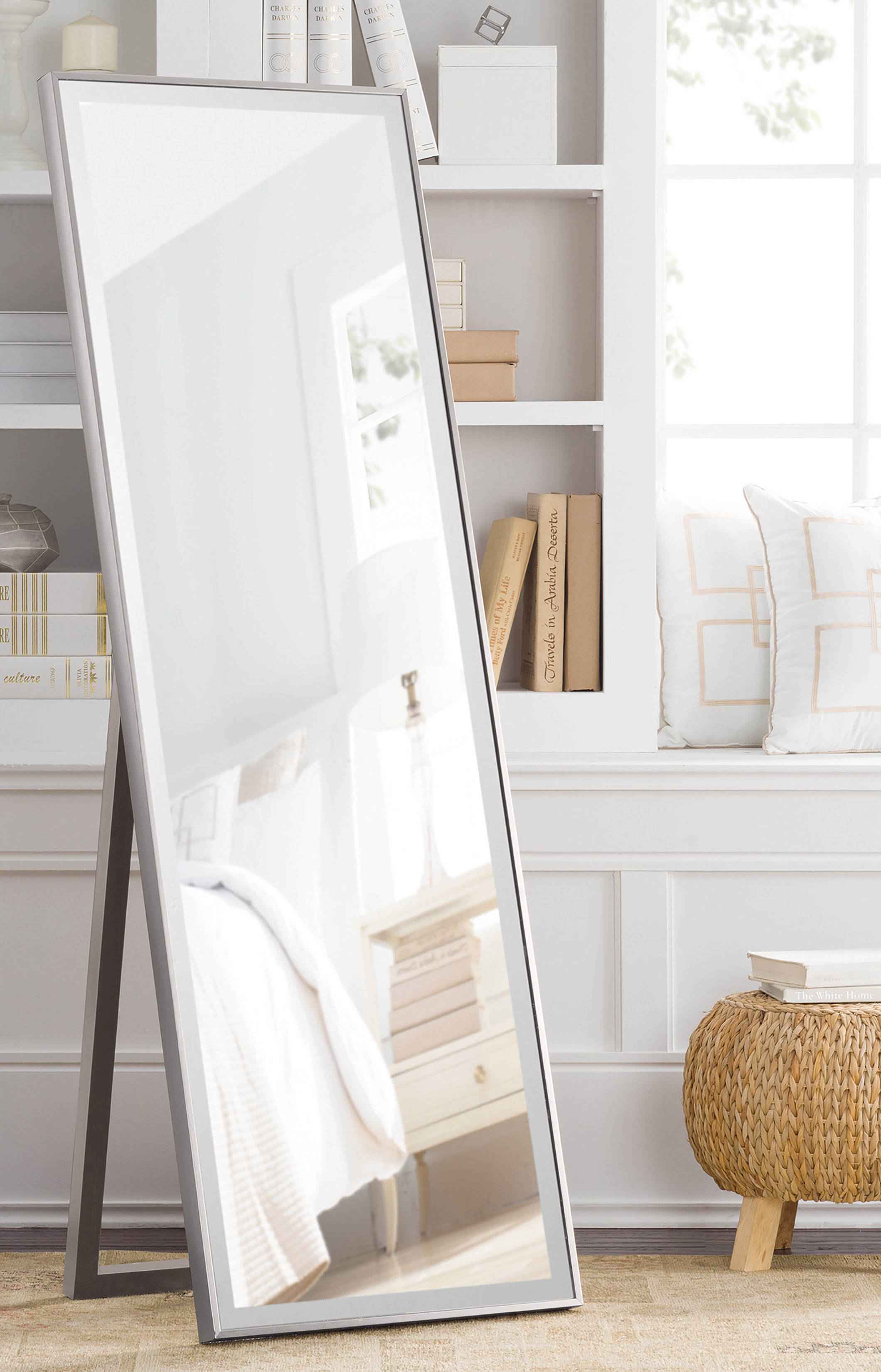 Petaluma Ultra Modern Beveled Cheval Mirror