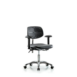 Review Kinsley Desk Height Ergonomic Office Chair by Symple Stuff