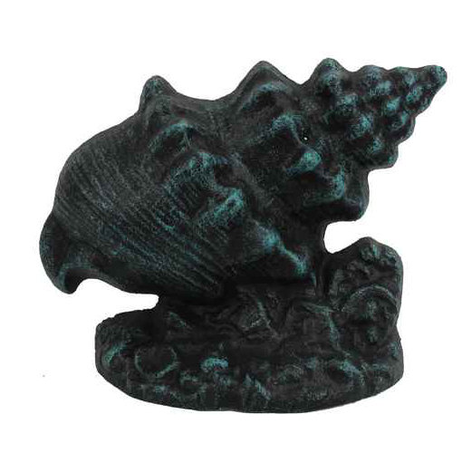 Conch Shell Cast Iron Weighted Floor Stop
