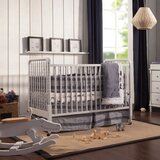 dark grey crib