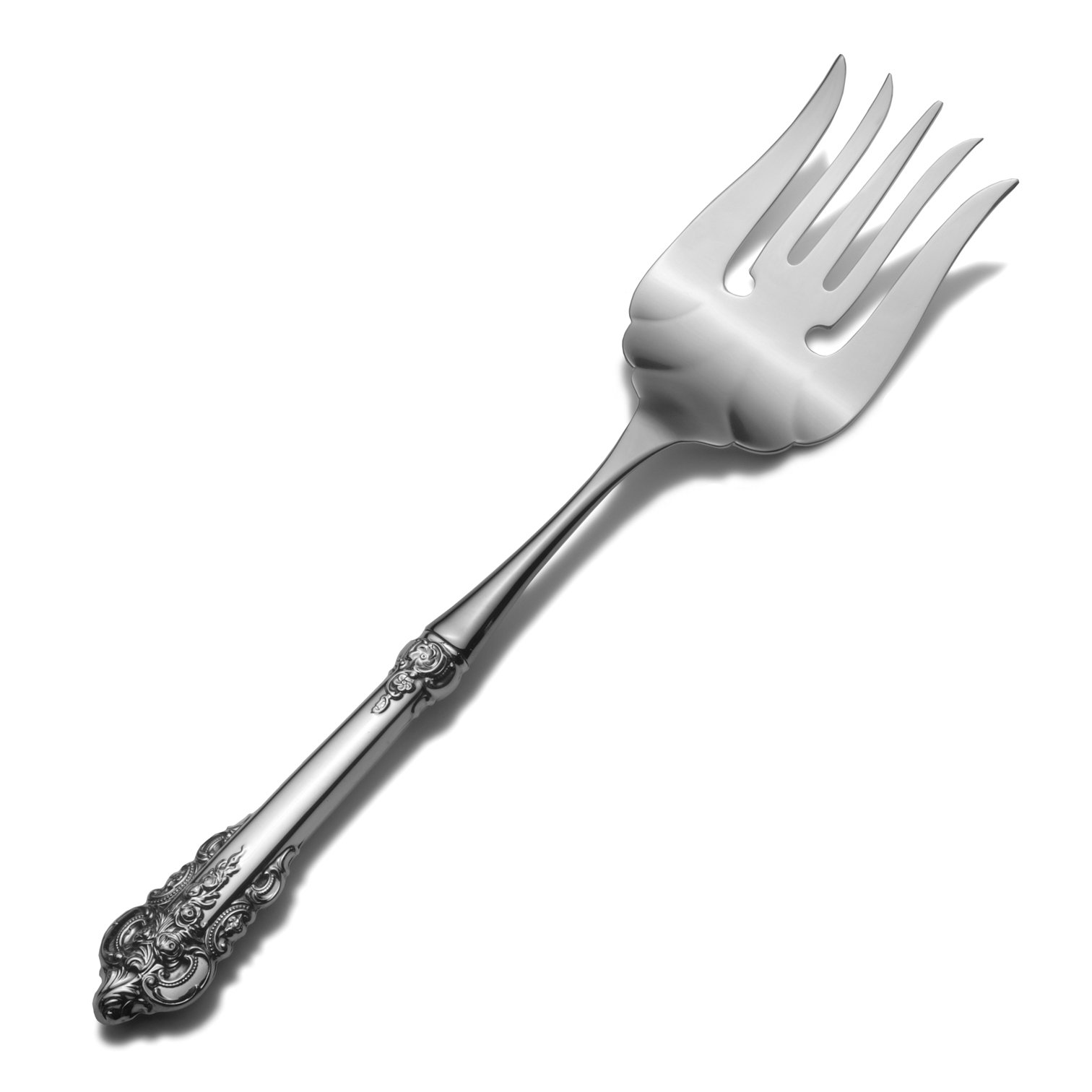 S ~ SPANISH LACE ~ NO MONO WALLACE STERLING SALAD FORK