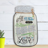 Rustic Mason Jar Wall Decor