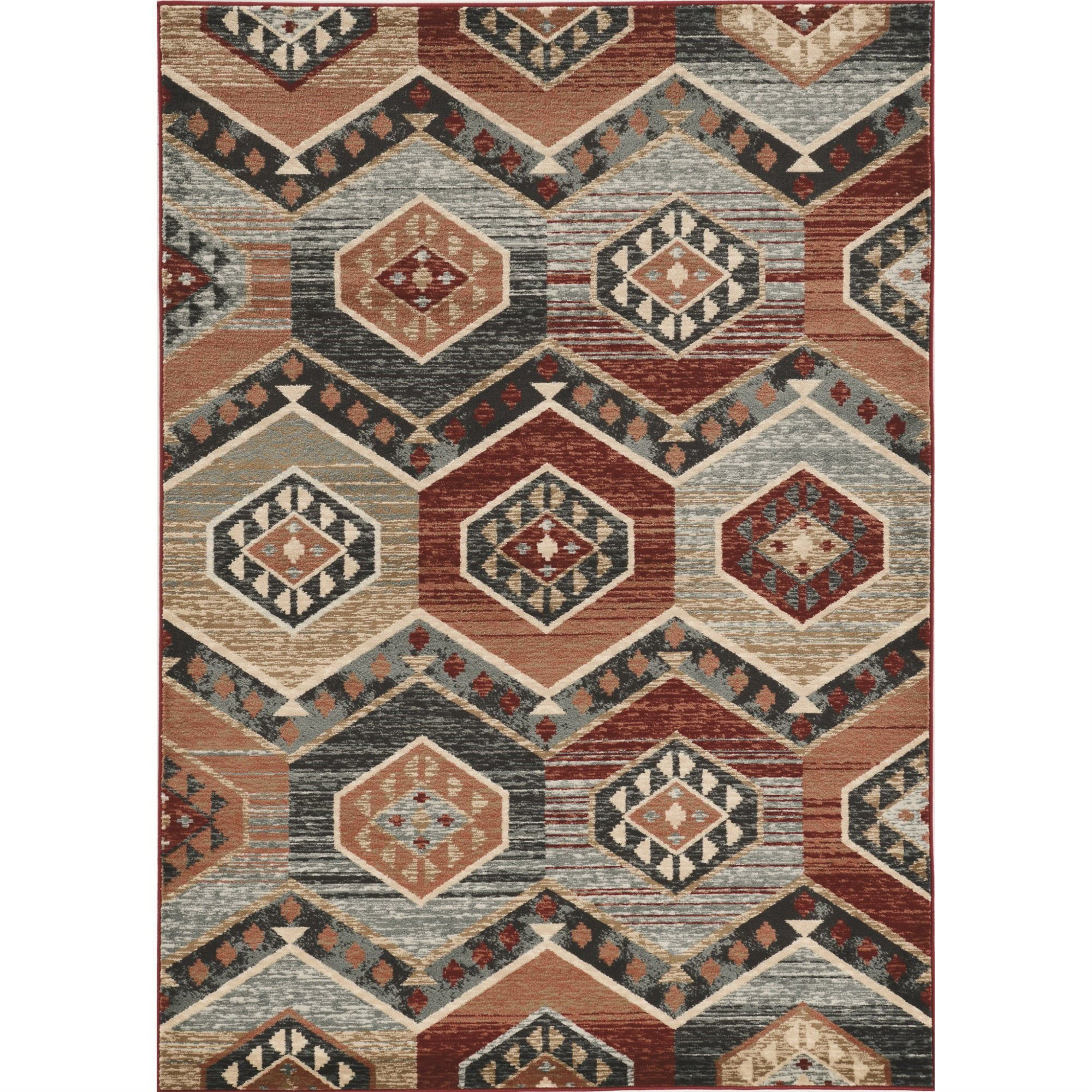 Loon Peak® Theresa Southwestern Red Area Rug Wayfair