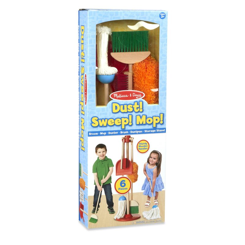 melissa and doug let's play house dust sweep and mop
