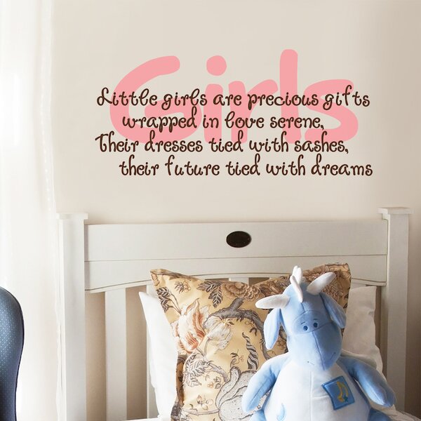 Metal Wall Sign Plaque Bedroom Cute Girly Everything Is