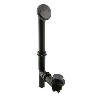 Westbrass Tip Toe Abs Leg Tub Drain With Overflow