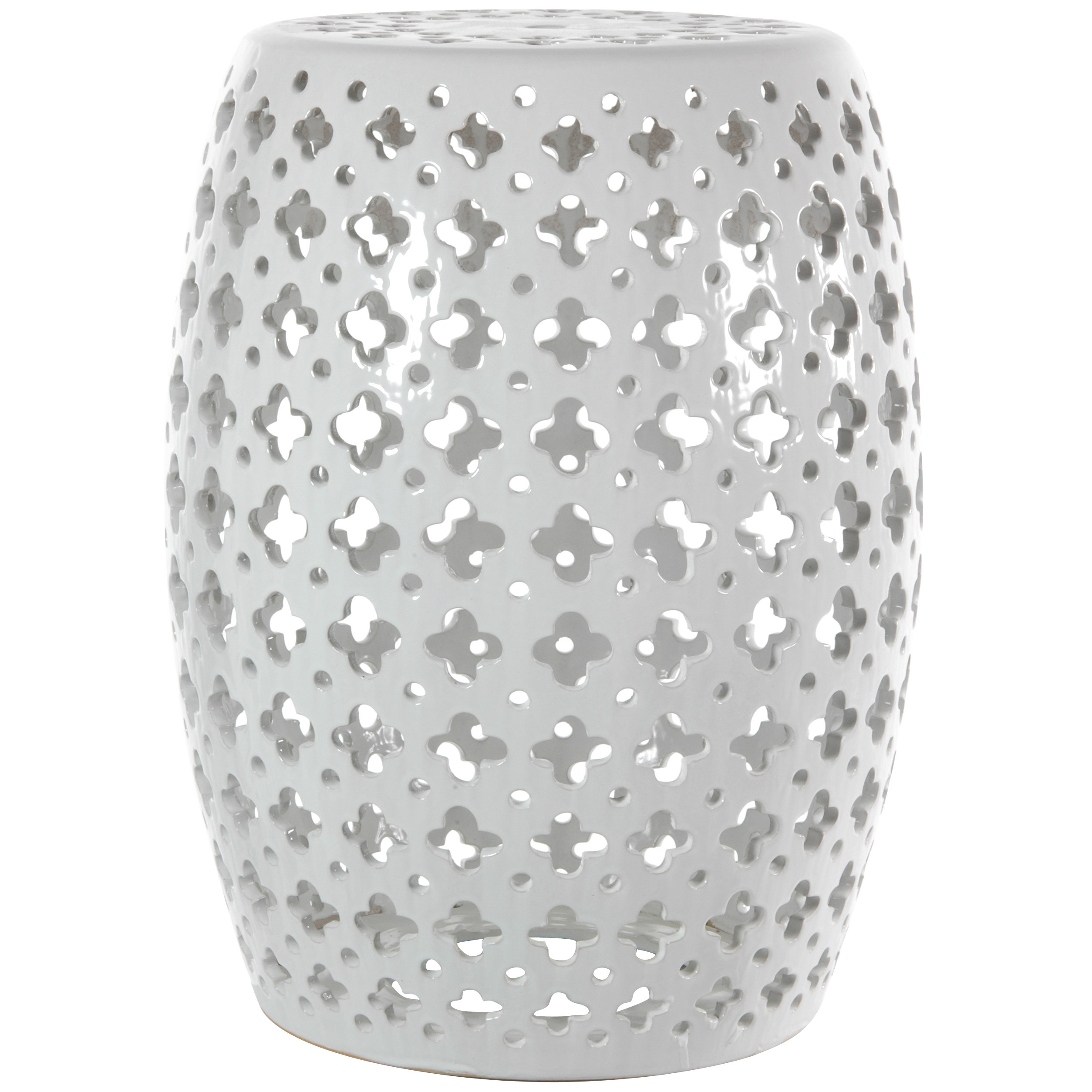 World Menagerie Sobieski Lattice Decorative Garden Stool Reviews
