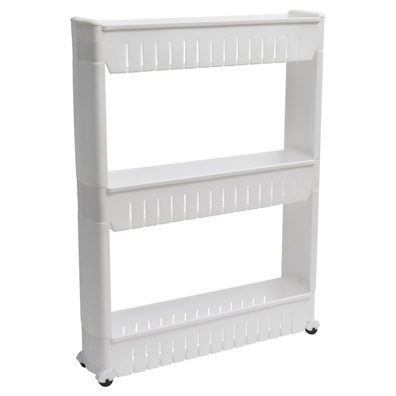Evideco 3 Tier Slim Rolling Multi Purpose Kitchen Bathroom Utility