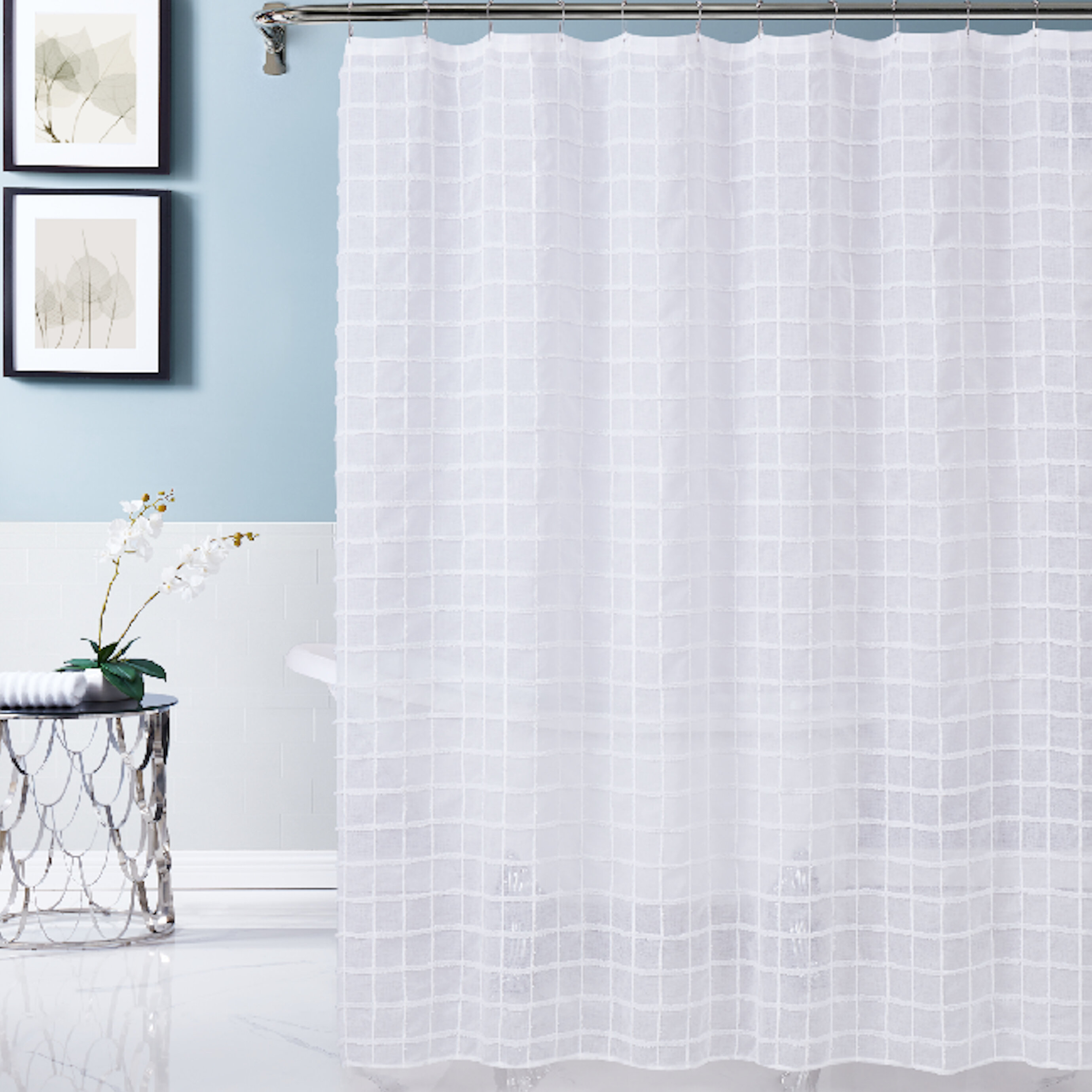 Dakota Fields Solid Single Shower Curtain Wayfair