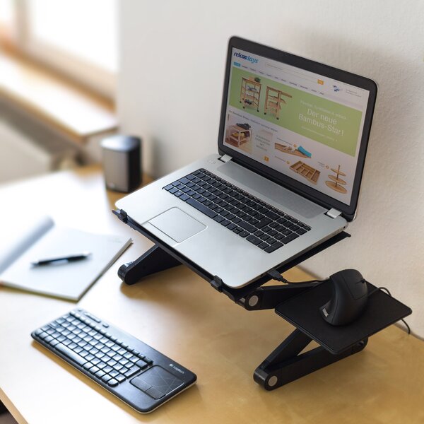 Relaxdays Fans Ventilation Laptop Stand | Wayfair.co.uk