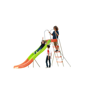 metal climbing frames with slide
