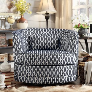 blue swivel chair living room