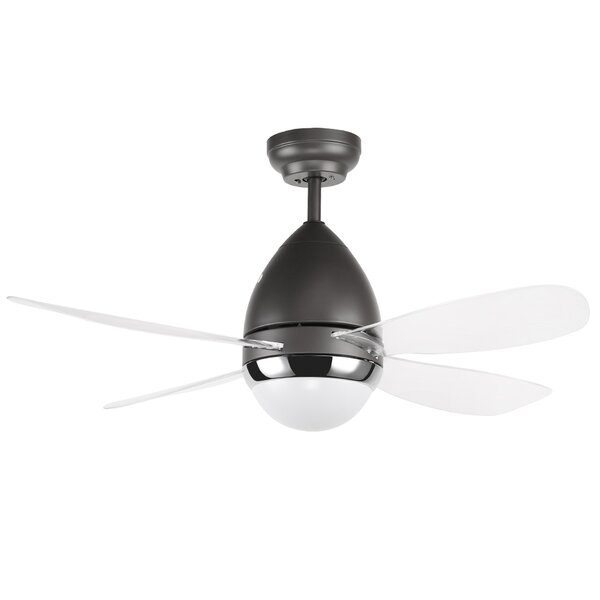 BOSTON HARBOR CF-78133 Ceiling Fan with Downrod and 1 Light White 42-Inch 