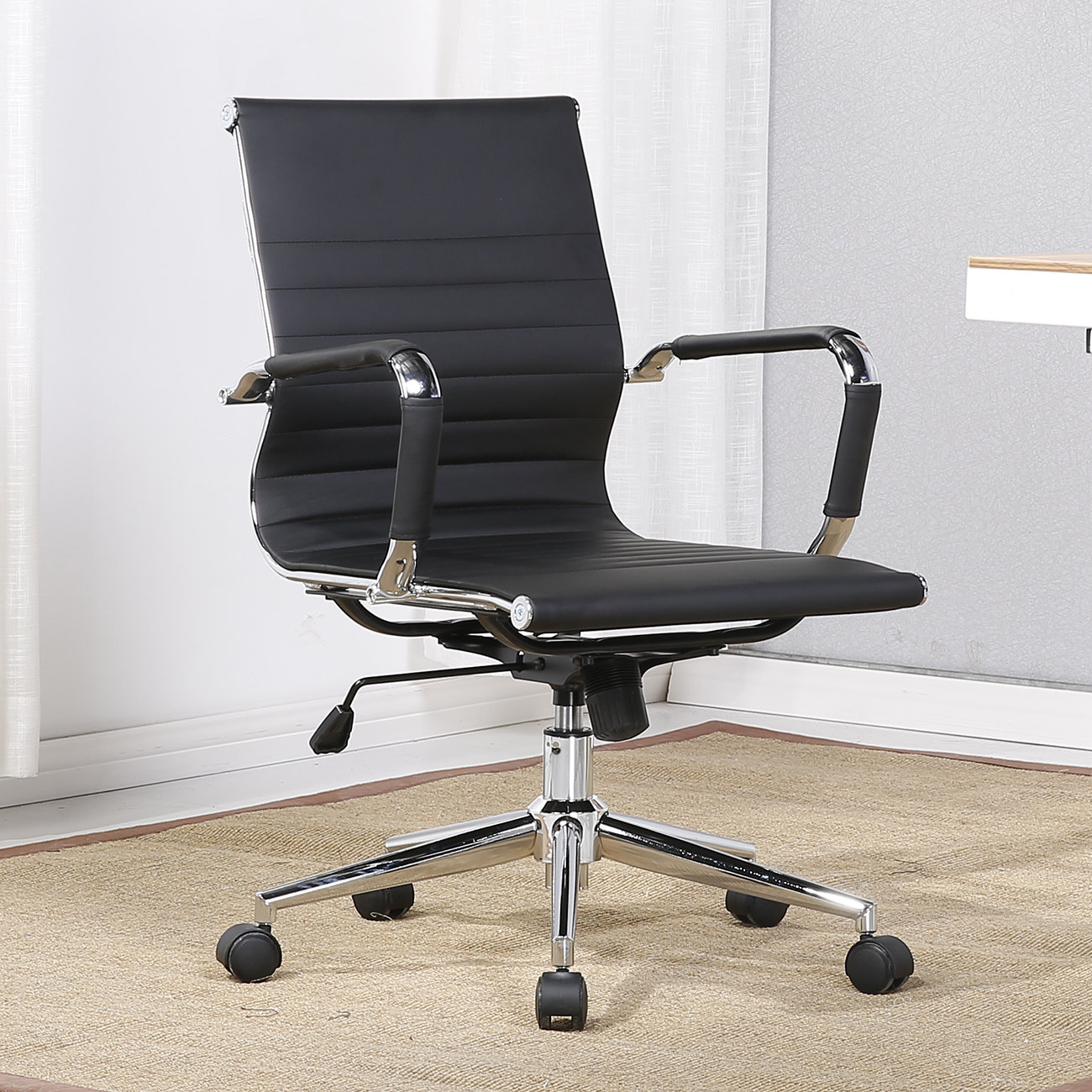 Orren Ellis Ramona Adjustable Swivel Full Back Desk Chair Reviews