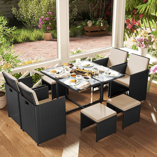 garden furniture sets for 8 people