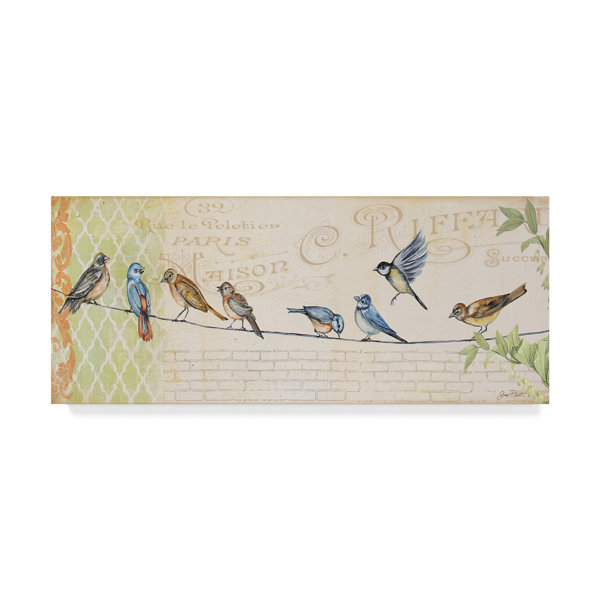 Birds On A Wire Canvas Art Wayfair