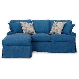 Coral Gables T-Cushion Sofa Slipcover Set