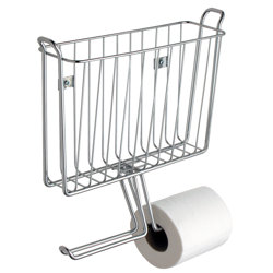 Paper Holder For Wall interdesign classico wall mounted magazine rack and toilet paper Paper Holder For Wall interdesign classico wall mounted magazine rack and toilet paper