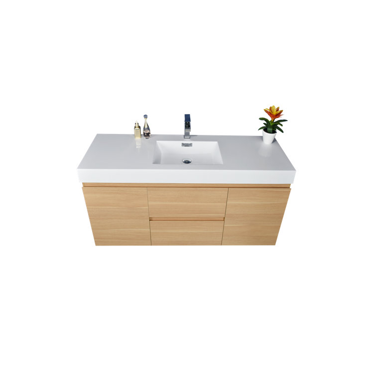 Morenobath 47'' Single Bathroom Vanity Top In White With Sink | Wayfair