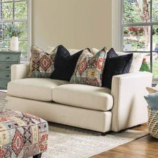 Go to store & view more images Bungalow Rose Emory Contemporary Loveseat