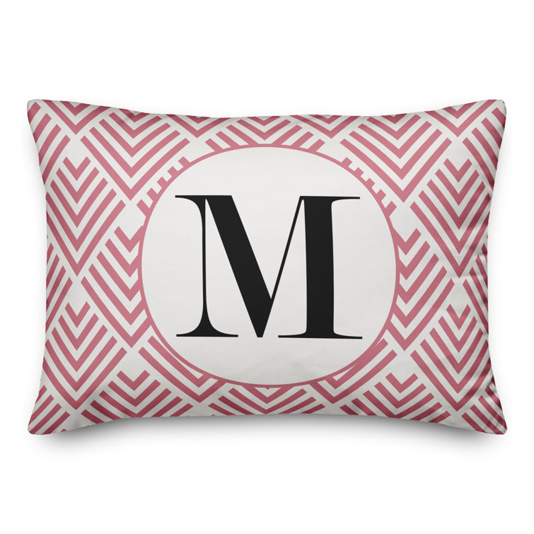 outdoor monogram pillows