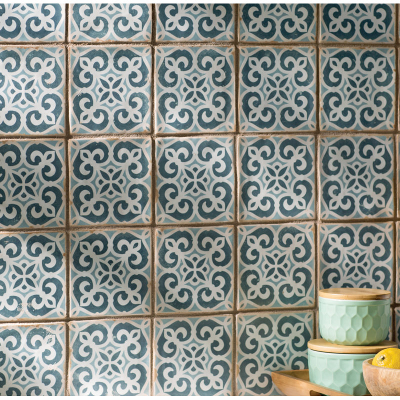 Elitetile Arquivo 5 X 5 Ceramic Patterned Wall Floor Tile