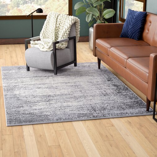 Greyleigh Bridgeton Distressed Gray/Cream Area Rug & Reviews | Wayfair