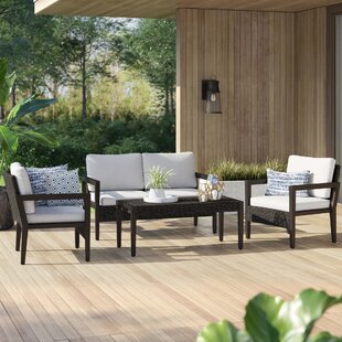 Bracondale 4 Piece Rattan Sofa Set with review