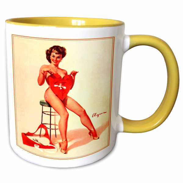 Symple Stuff Hynes Print Of Elvgren Pinup Have My Heart Painting