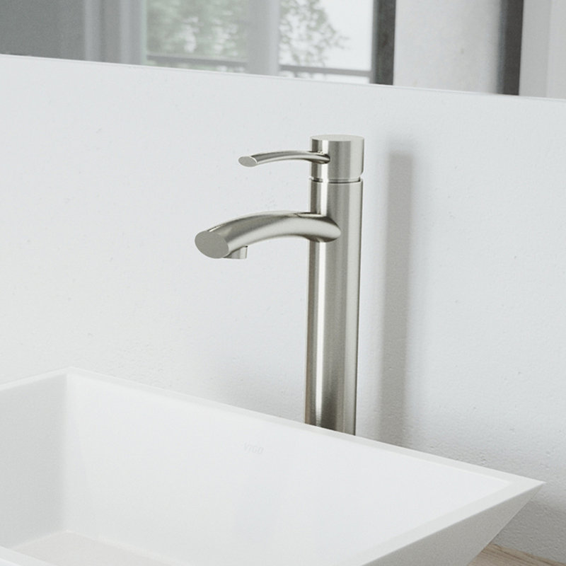 Vigo Milo Vessel Sink Bathroom Faucet With Drain Assembly Reviews