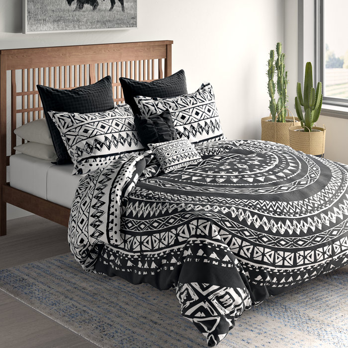 Mistana Azemmour Reversible Duvet Cover Set Reviews Wayfair Ca