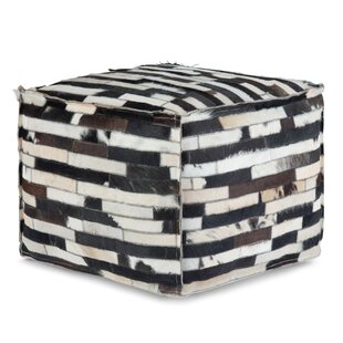 Richlands Leather Pouf By Union Rustic