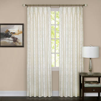 Red Barrel Studio Billings Pinch Pleat Geometric Room Darkening
