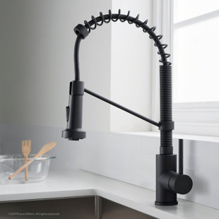 Antique Brass Black Kitchen Faucets You Ll Love Wayfair