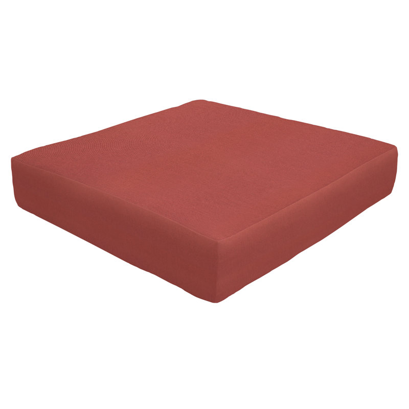 Knife Edge Indoor/Outdoor Sunbrella Ottoman Cushion