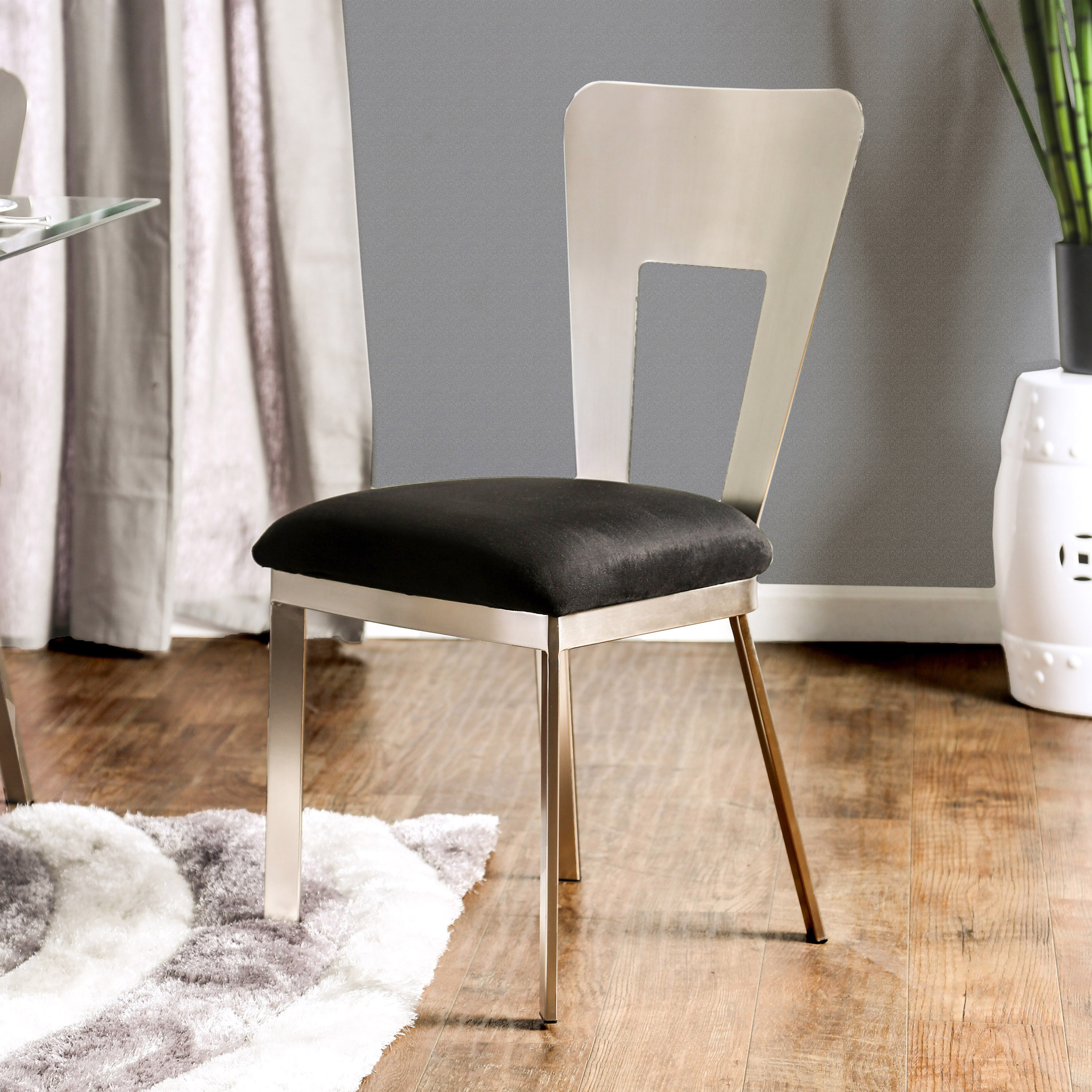 Orren Ellis Beulah Upholstered Dining Chair Reviews Wayfair