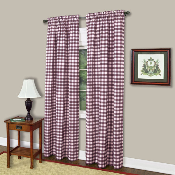 Red Buffalo Plaid Curtains Wayfair
