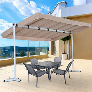 8 X 12 Canopy Wayfair Ca Outsunny 8 Ft W X 12 D Aluminum Pop Up Canopy