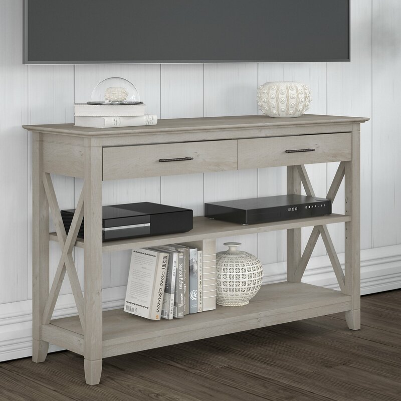 Beachcrest Home Cyra Console Table With Drawers And