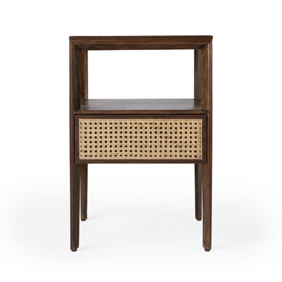 Enyo 1 - Drawer Nightstand in Dark Brown
